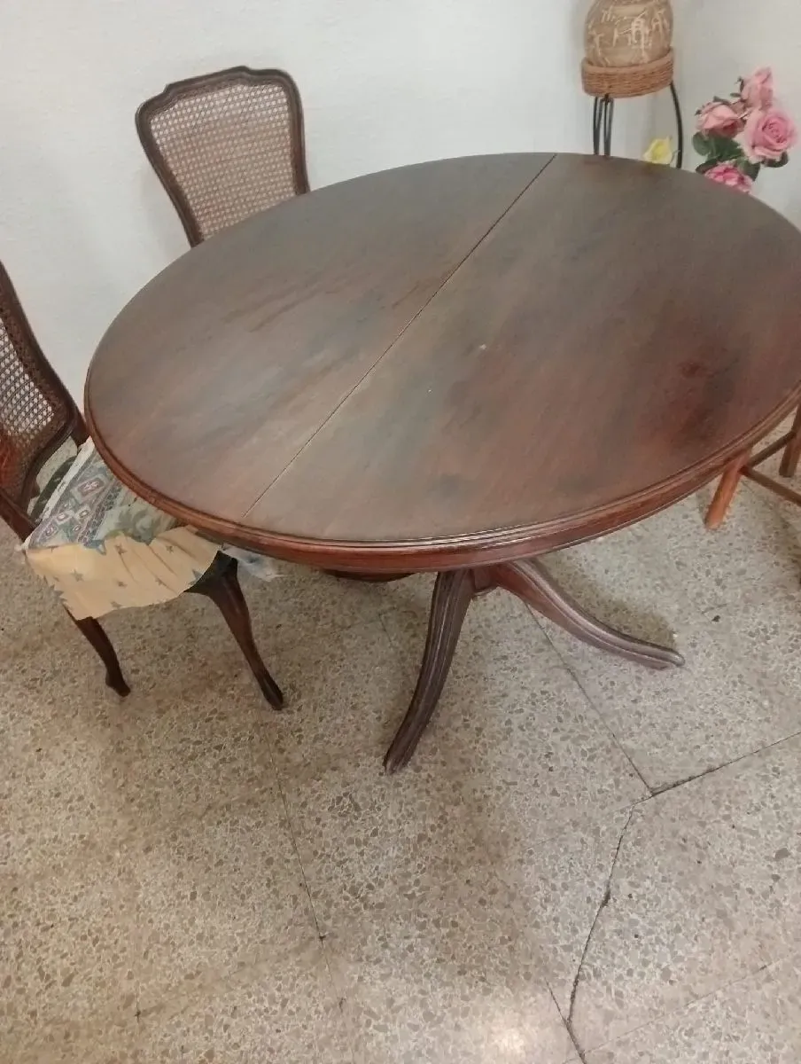 Mueble de salón de madera, mesa y mueble recibidor (foto 2)