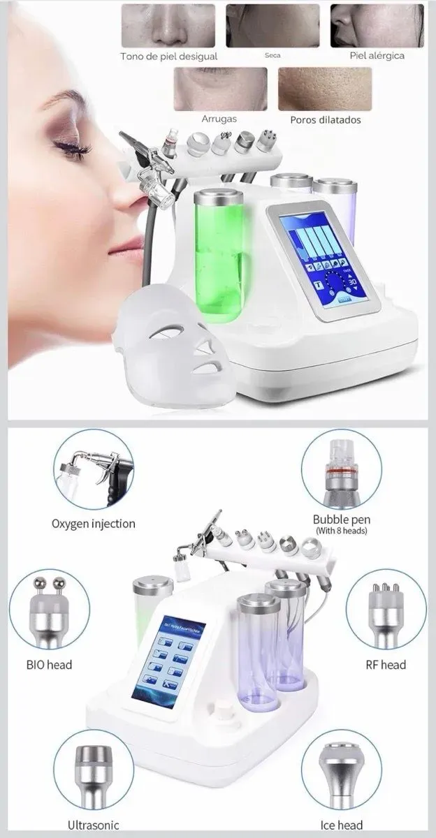 Máquina facial hidrodermoabrasión 8en1 (foto 3)