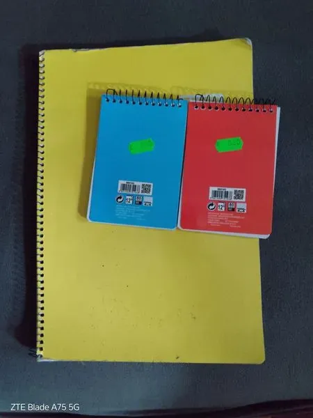 Libretas espiral de colores