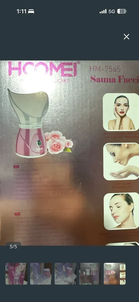 Sauna facial Hoomei 130W (foto 5)