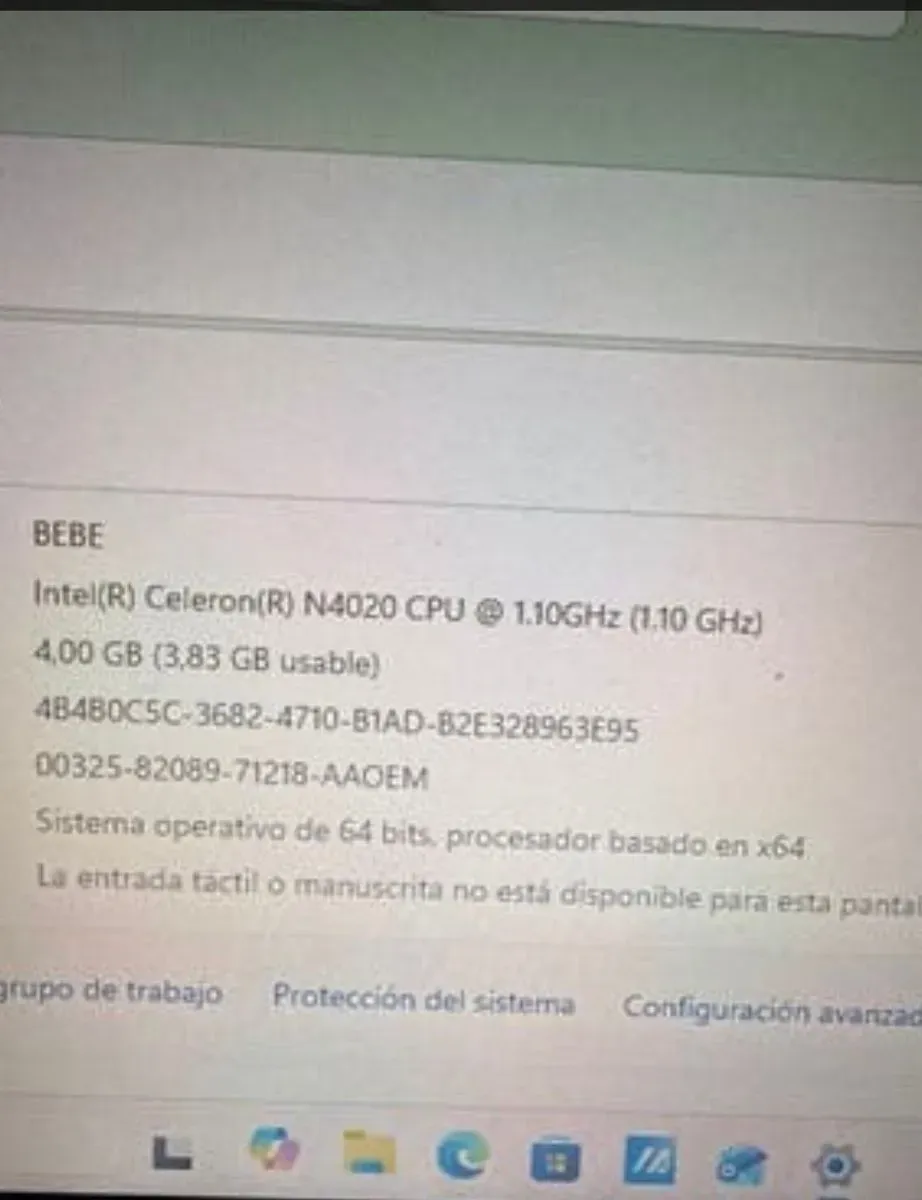 Portátil Intel blanco (foto 4)