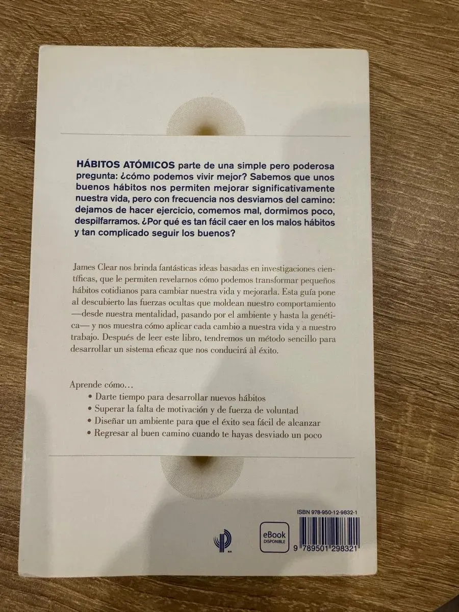 Libro Hábitos Atómicos (foto 2)