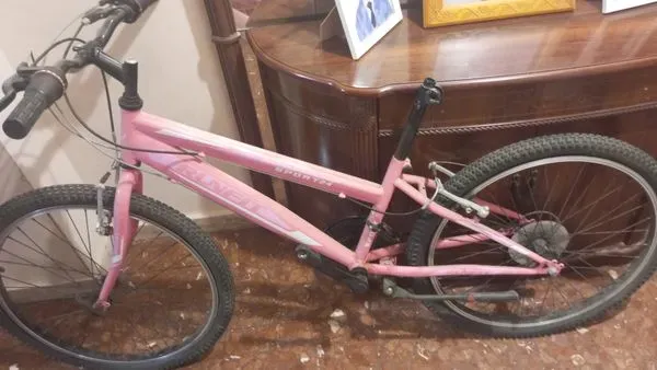 Bicicleta rosa Sport 24