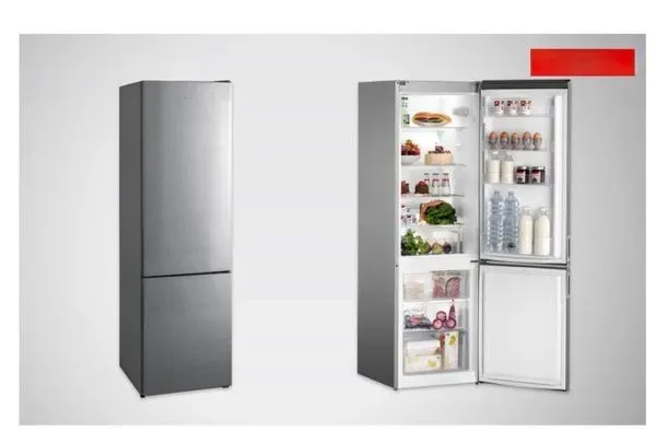 Frigorífico combi acero inoxidable