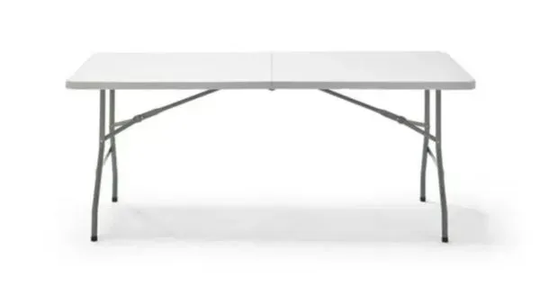 Mesa plegable blanca
