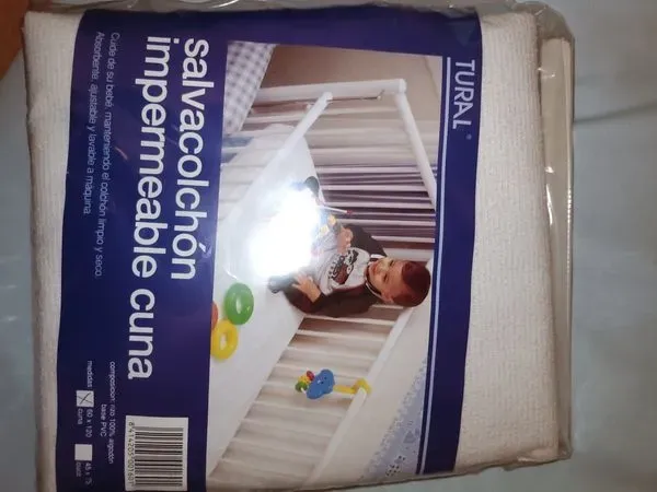 Salvacolchón impermeable cuna bebé