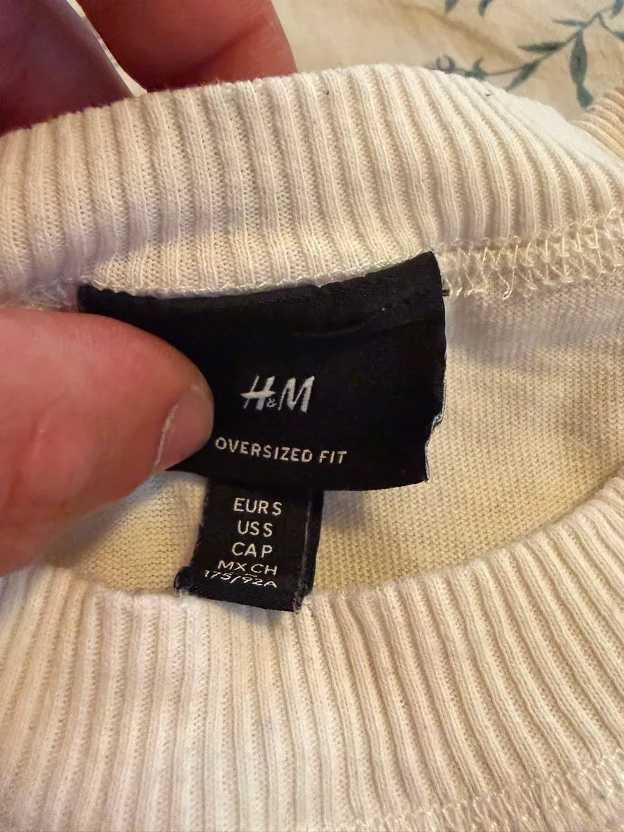 Camiseta blanca oversized (foto 2)
